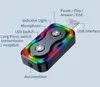 Adaptateur Bluetooth Q1 Adaptateurs audio sans fil 2 en 1 Qualité sonore HD Transmetteur de données vidéo Récepteur Signal 20M Adaptateur USB avec lumière colorée