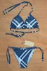 Bikinis Dam 23SS Baddräkter Set Strandbad Tvådelat set bikini Vind Badkläder Dam Klassiska Badkläder