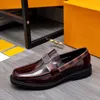 2023 Men Dress Shoes Fashion Echt lederen trouwfeest Oxfords Mens Brand Business Walking Casual Comfort Loafers Maat 38-44