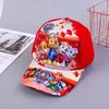 Cute Baby Boys Girls Cappelli di cartone animato Moda bambini Protezione solare Berretti da baseball Cappello parasole per bambini Berretto per bambini 2-8 anni