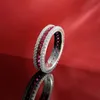 Fascino Lady Ruby Diamond Ring 100% Real 925 sterling silver Party Wedding band Anelli per le donne Gioielli da fidanzamento da sposa Regalo