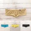 Sous-vêtements sexy pour hommes, culotte transparente, taille ultra basse, boxer, lingerie gay, slip en maille fine, sous-vêtements doux, short de maison