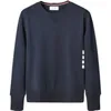 Bonzero Trend 2023 Spring propostoile Round Pullover Sweat Sports Sweater Pure Cotton Men Long