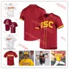 Custom Stitched Kyle Hurt USC Trojans Baseball Jersey Mens Juventude 5 Blake Sabol 15 Chase Bushor 3 CJ Stubbs 16 Jamal OGuinn 35 Connor Lunn 39 Isaac Esqueda USC Jerseys