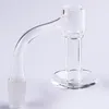 전체 용접 경 사진 가장자리 XL Terp Slurper Quartz Banger Campfire 석영 스트레이트 네일 물 파이프 Bongs Rig