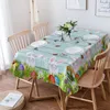 Table Cloth Easter Tablecloths Egg Wood Grain Modern Tablecloth Party Wedding Decoration Home Kitchen Nappe De Tapete