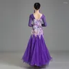 Stage Wear Modern Dance Costumes Ballroom Dancing Dress Women Standard For Waltz/tango Performance Competition