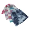 Beanies Beanie/Totenkopfkappen H:HYDE Frau Winter Retro Tie Dye Cap Frauen Sport Hut Wolle Haarschmuck Kopfbedeckung Ornamente Beanie Skullies