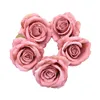 10cm Big Head Silk Rose Flower Decorative Blossom Wedding Home Decoration Accessories DIY Wreath Gift Scrapbooking Crafts