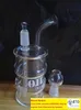 2016 Mini Rig Oil Drum Rig Bong Oil Rig Recycle Water Pipe With 14mm Male Joint Glass Smoking Pipe