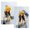 Bonnets Beanie / Skull Caps Mode Femmes Tricoté Chapeaux Casual Couleur Unie Automne Filles Hiver Chaud Chapeau Femme Bonnet 2023 À La Mode En Gros