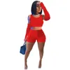 Designer Summer Tracksuits Two Piece Sets Women Outfits Sleeveless Vest Top with Oversleeve and Cargo Shorts 3pcs Sportswear Bulk Clothes 9476