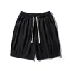 Men's Shorts MrGB Summer Cotton Linen Shorts Pants Solid Color Elastic Waist Men Casual Short Pants 2023 Harajuku Male Beach Trousers G230315