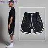 Wangcai01 shorts masculinos hirigin 2020 shorts casuais masculinos Summer nova tendência de fitness de fitness de fitness calças de treinamento de basquete solto 0315h23