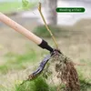 Qihang top Standing Weeding Puller Manual Digging Grass Shovel Vertical Weeder Outdoor Remover Weed Tool For Garden Landscaping Lawn Weeding