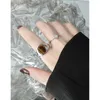 Cluster Rings Real 925 Sterling Silver Natural Tiger Eye Ring For Women Fine Jewelry Party Wedding Anniversary Gift Accessories