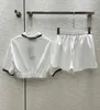Women's Two Piece Dress Designer suit skirt classic double-letter print tracksuits fashion summer t-shirt skirt two-piece set S-L