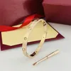 High Quality Classic Designer Bracelet Fashion Unisex Bracelet Stainless Steel 18K Gold Plated Jewellery Valentine's Day Mother's Day Gift