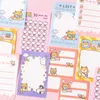 Yisuremia 50 листов Kawaii Memo Pads Note Paper для списка журналов декоративные блокноты