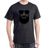 T-shirts pour hommes T-shirt à lunettes de soleil à barbe complète Moustache1