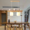 Pendant Lamps Led Chandeliers For Table Dining Kitchen Modern Wooden Ceiling Hanging Light Fixture Loft Home Interior Living Room LampPendan