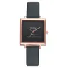 Casual Quartz Watch Ladies Skórzany pasek elektroniczny zegar na rękę Business Business
