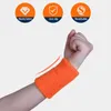 Wrist Support 6pcs Women Men Home Gym Washable Athletic Elastic Portable Sport Wristband Solid Easy Clean Soft Running Yoga