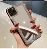 Make up Mirror Beauty Diamond Cases for IPhone14promax 14pro 14plus 14 13promax 13pro 13 12 11 Pro Max Xs Max XR 8/7Plus case iphone12promax Crystal Rhinestone Cover