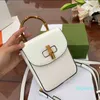 Designer-Handbag Bamboo Mini Backpack Women Shoulder Bags Messenger Small Square Wallet Lady Headbag