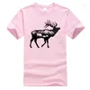 Heren t shirts casual eland shirt funky moederdag zwarte tops tees all katoenen eenvoudige stijl tee Europe grote kleding