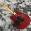 Musicman clássico jazz semi oco de guitarra elétrica colcha bordo de bordo hardware cromo de melhor corpo