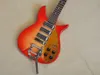 6 Stringscherry Kırmızı Elektrikli Gitar Gülağacı Kıvırcık Altın Pickguard 527 Ölçek Uzunluk