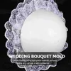 Decorative Flowers & Wreaths 1pc Flower Bouquet Holder Bridal Handle DIY AccessoriesDecorative