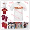 Mark McGwire USC Trojans Baseball Jersey Custom Stitched Mens Youth 21 Mark Prior 37 Tom Seaver 51 Randy Johnson 34 Barry Zito 5 Roy Smalley 8 Fred Lynn USC Jerseys