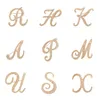 Merk 26 Eerste letters A tot Z Crystal Rhinestones Diy Broche Pins in Gold Poled Pins Sweater Coat Clothing Accessoires