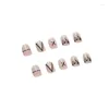 False Nails 24Pcs/Box Halloween Fake Press On Nail Tips Sticker Set Art