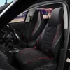 Fundas universales de cuero PU para asiento delantero de coche, cojines de asiento de coche de estilo moderno con respaldo alto, Protector Interior de asiento de coche