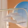 Hängar rack 10/20 st ins anti-akryl hängande glitter klar non slip coat hänger kristallkläder arrangör garderob vuxna torkställ 230316