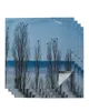 Table Napkin Trees And Birds Rushing To The Sky 4/6/8pcs Kitchen 50x50cm Napkins Serving Dishes Home Textile Products