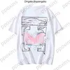 Off T-shirt da uomo Offs Summer Fashion White and Girls Dancing Oil Painting T-shirt unisex manica corta Stampata Lettera sul retro Stampa 1IDA YR12