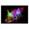 Novità Illuminazione Led Maschere a farfalla Maschera per feste con paillettes Halloween Adt Bambini Veneziano Luminoso Fluff Natale Flash Masquerade Drop Dhymf