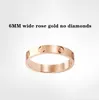 Bague à vis d'amour conçue par un designer de haute qualité pour homme, bijoux de créateur classiques de luxe pour femmes, matériau en alliage d'acier au titane, ne se décolore jamais, non allergique - 4/5/6 mm