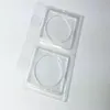 PVC Clamshell plastic blister PVC eyeshadow palette for press pans eyeshadow PVC packing