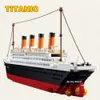 Titanic Model Creative Luxury Cruise Ship Set City Series Diy Boat Building Blocks Speelgoed voor kinderen volwassen cadeau