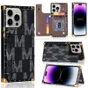 Fundas de teléfono de cuero de lujo iPhone 15 14 15Pro 14Pro 12 12Pro 13 13Pro 11 Pro Max XR Funda de moda de diseñador para hombres y mujeres SAMSUNG S24 S23 S22 cubierta