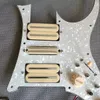 Voorbereide HSH Pickguard High Output DCR Humbucker Pickups Multifunction Split spiraalschakelaar Lasharnas