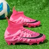 Chaussures habillées ALIUPS Taille 31-48 Femmes Hommes Chaussures de Football Baskets Crampons Bottes de Football Professionnel Enfants Futsal Chaussures de Football pour Garçons Fille 230316