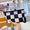 PADA Topo Quality New Hand bag Travel Toiletry Pouch Protection Makeup Clutch Womens Leather Waterproof Cosmetic Bags For Women With Dust Bag KHAKI Braided bag