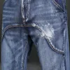 Jeans da uomo 42 44 Jeans taglie forti Pantaloni denim da uomo Pantaloni jeans dritti larghi Pantaloni causali moda Pantaloni maschili di grandi dimensioni 230316