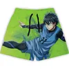 Herren Shorts Anime Blue Lock Shorts Gedruckt Mode Straße Gym Shorts Männer Lose Casual Täglichen Training Jogging Fitness Sommer Strand Shorts G230315